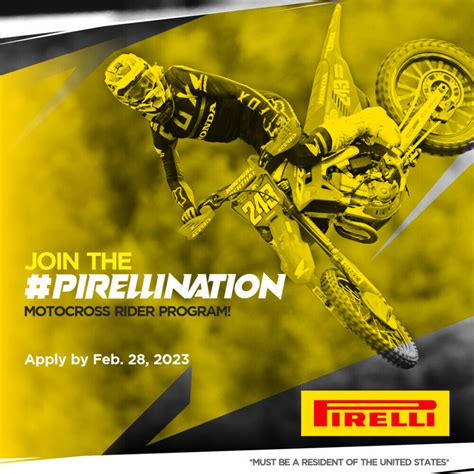 Pirelli Announces 2023 Pirelli Nation Motocross Rider Program - Cycle News