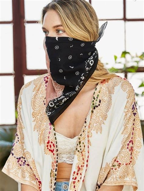 Bestseller Smooth And Soft Cotton Bandana Face Mask Etsy Face