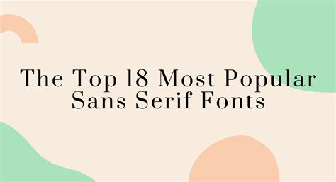 The 18 Best Sans Serif Fonts For Branding To Consider In 2023