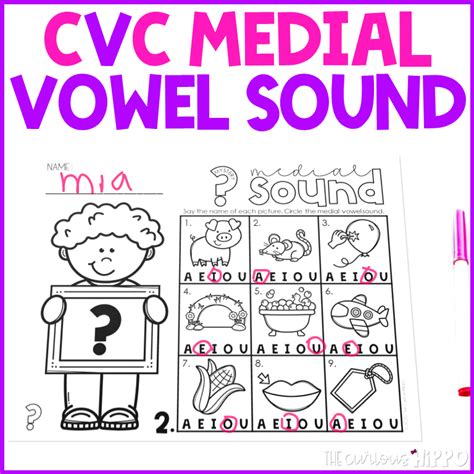 Medial Vowel Sound Mats Made By Teachers