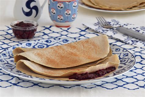 Crêpes de trigo sarraceno o alforfón receta saludable sin gluten para