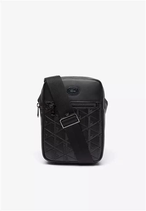 Buy Lacoste Embossed Monogram Vertical Satchel Online Zalora