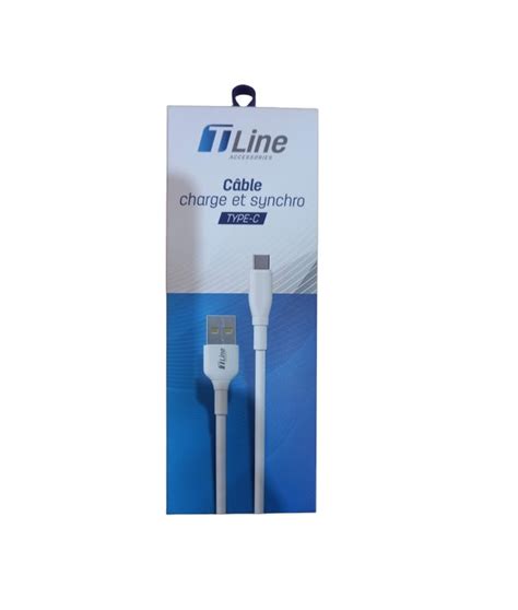 Cable Usb Type C 1m 5a Tline