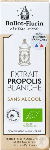 Ballot Flurin Extrait De Propolis Blanche Bio Sans Alcool Flacon Compte