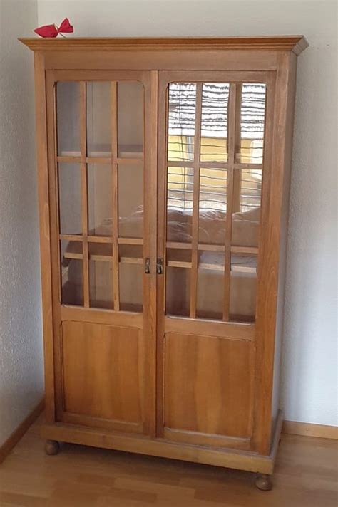 Sch Ner Vitrinen Schrank Holz Antik Belle Armoire Vitrine Kaufen Auf