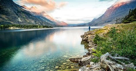 Kayak Saint Mary Lake, Glacier National Park, Saint Mary Lake, Glacier ...