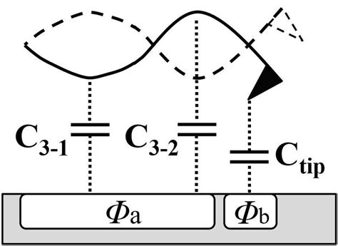 Schematic Drawings Of Probe Sample Interactions In Kpfm For The A Download Scientific Diagram