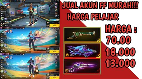 Jual Akun Ff Sultan Murah Aman Dan Terpercaya Akun Ff Murah Harga