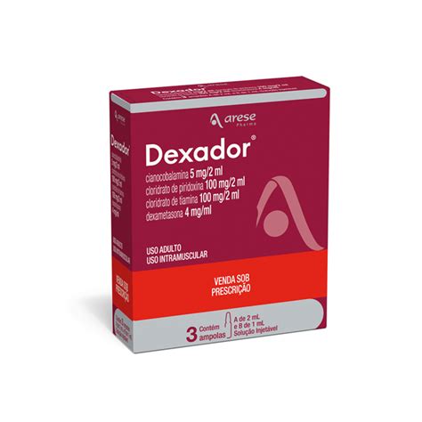 Para Que Serve O Dexador - Dexador 5mg + 100mg + 100mg + 4mg Arese 1ml + 2ml 3 Ampolas - Drogaria ...