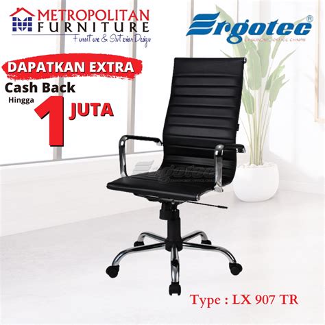 Jual Kursi Kantor Ergotec Bangku Kerja Office Chair Lx Tr Shopee