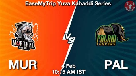 MUR Vs PAL Dream11 Team Prediction Fantasy Kabaddi Tips 04 Feb 2024