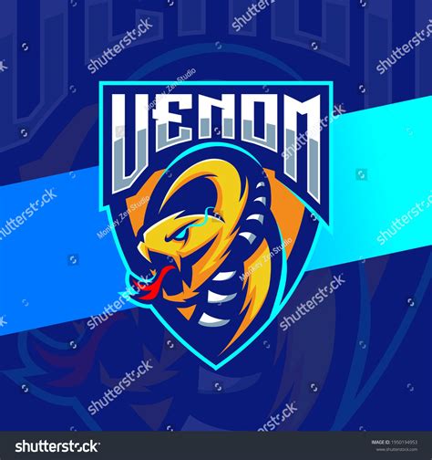 Venom Esport Logo Mascot Design Royalty Free Vector Image Atelier