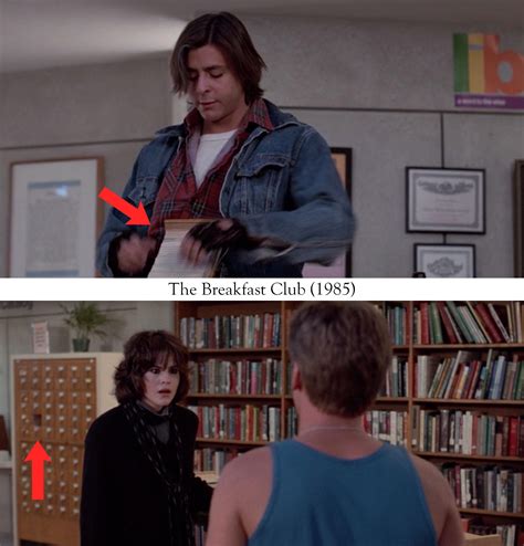 The Breakfast Club (1985): Early on, Bender is rearranging a library ...