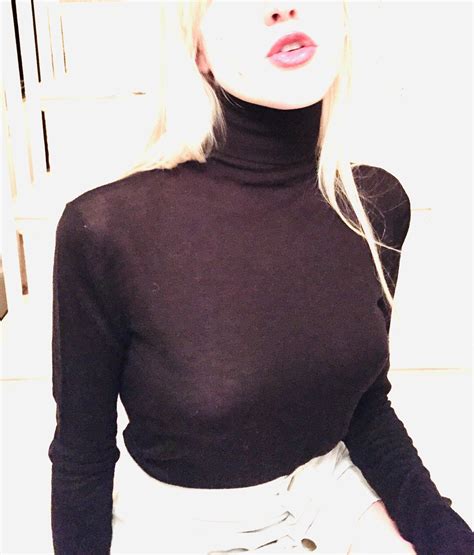 My Wife Loves Wearing Tight Turtlenecks Please Feel Free To Comment