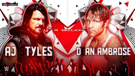 Wwe Rebellion Custom Match Card Hd By Blackkw On Deviantart