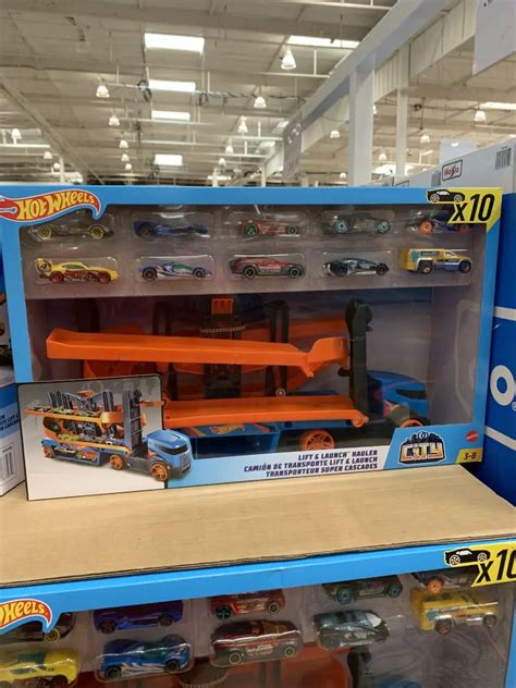 Costco Hot Wheels Lift Launch Hauler W Vehicles Costco Fan