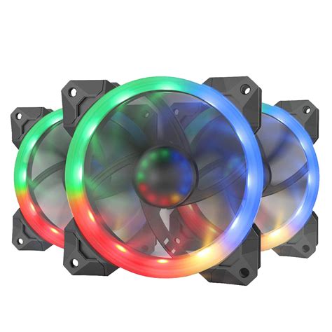 Redragon Gc F008 Computer Case 120mm Pc Cooling Fan Rgb Led Quiet Hig