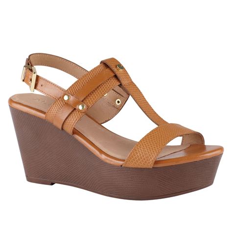 Aldo Abbaziz Wedge Sandals In Brown Lyst