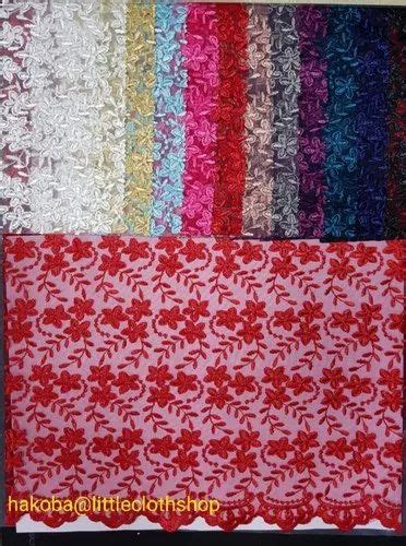 Mix Colours Net Embroidery Fabrics For Garment At Rs 275 Meter In Mumbai