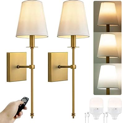 Passica Decor Wall Sconces Set Of Two 2 Pack Antique Brass Vintage