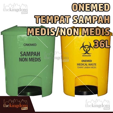 Jual Onemed Tempat Sampah Limbah Medis L Liter Tong Medical Waste