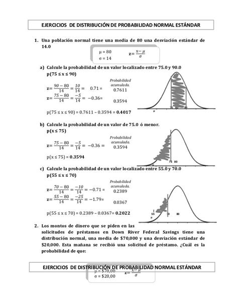 Ejercicios De Distribución Normal Estándar Y área Bajo La Curva 5