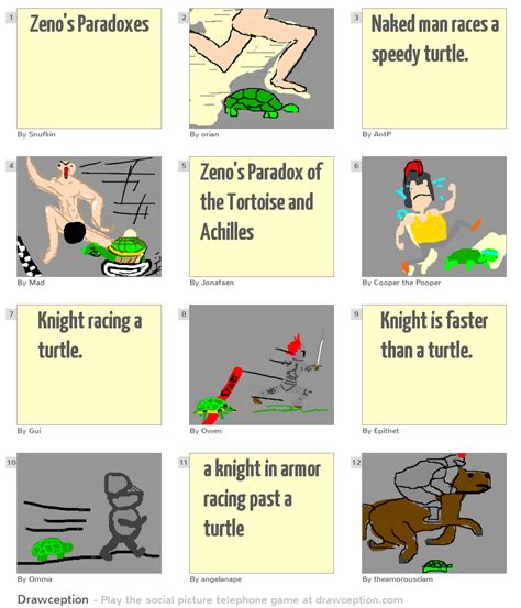 Zeno's Paradoxes - Drawception