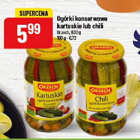 Ogórki kartuskie Orzech cena promocje opinie sklep Blix pl