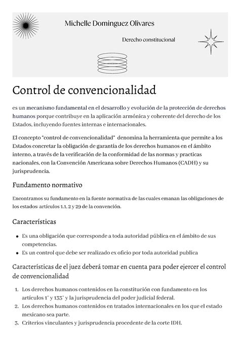 Control De Convencionalidad El Concepto Control De Convencionalidad