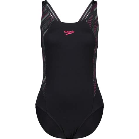 Speedo HyperBoom Splice Muscleback W baddräkt BLACK PINK Köp online