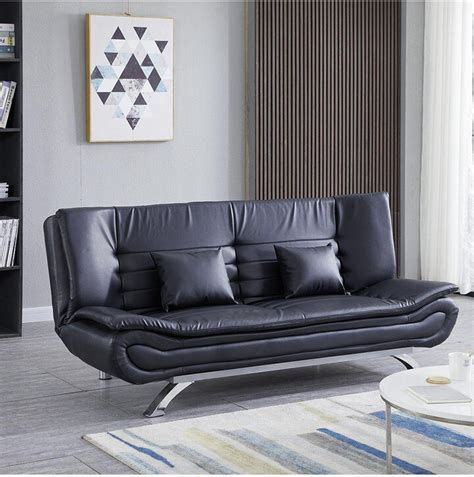 Living and Home PU Leather 2-Seater Modern Sofa Bed - ShopStyle