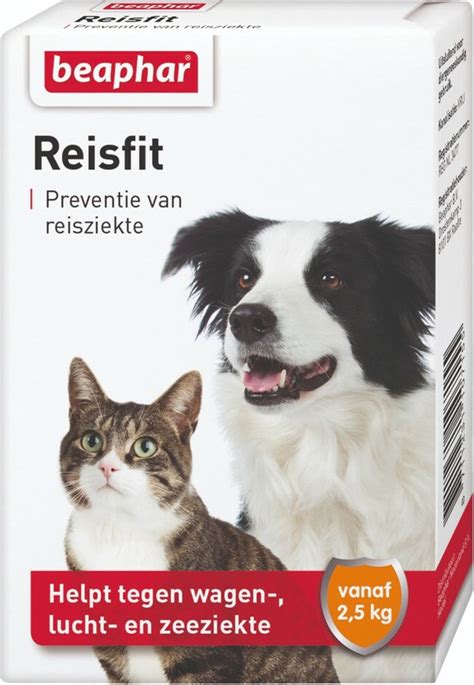 Beaphar Reisfit - Hond en Kat - Tegen reisziekte - 10 tabletten | bol
