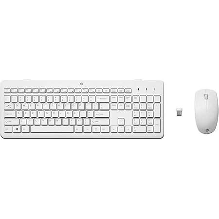 HP 230 Souris Et Clavier Souris Et Clavier Sans Fil Dongle USB Jusqu