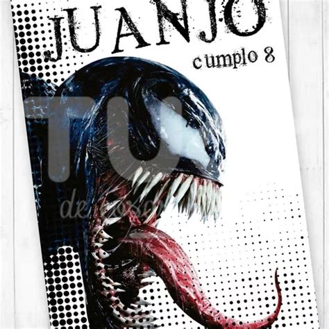 Kit Imprimible Venom Superheroe Spiderman Hombre Araña M167 Cuotas