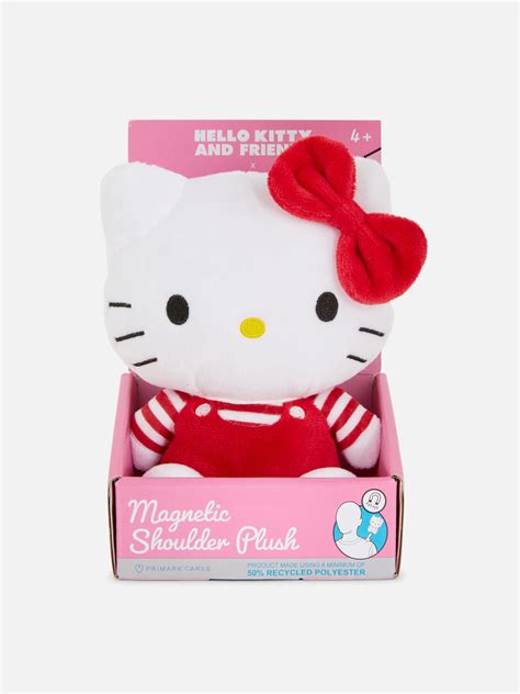 Pink Hello Kitty Magnetic Shoulder Plush Primark