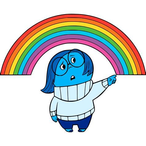 Sadness With Rainbow Inside Out Svg Inside Out Logo Svg F Inspire Uplift