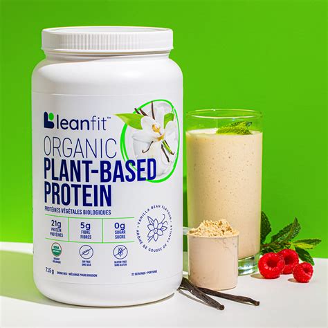 Leanfit Organic Plant Based Protein™ Vanilla 1 Protein In Canada Leanfit®