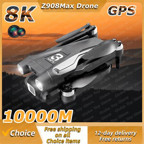 Gor Cy Dron Z908Max GPS 8K HD Podw Jny Aparat 10KM Profesjonalny WIFI