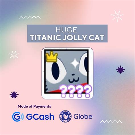 Huge Titanic Jolly Cat Pet Simulator X Hobbies Toys Toys Games