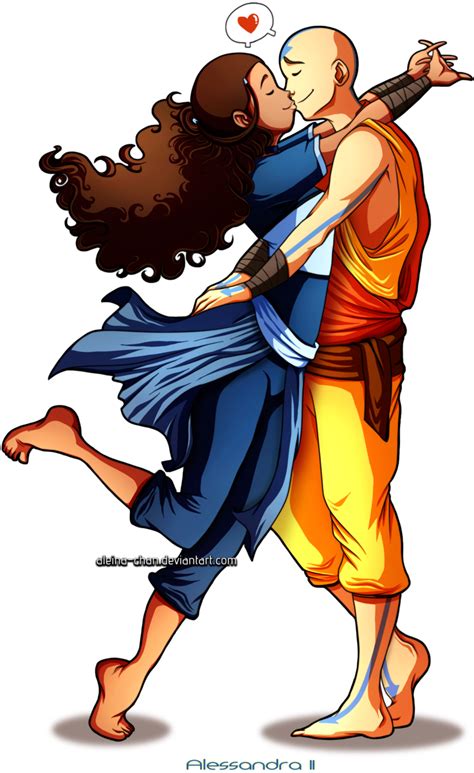 Katara And Aang Avatar The Last Airbender Aang X Katara 800x1346 Png Download