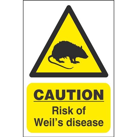 Risk Of Weils Disease Warning Signs Hazard Farm Safety Signs Ireland