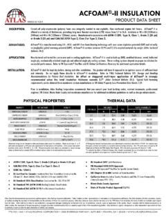 ACFoam II Insulation Product Data Sheet Derbigum Us Acfoam 174 Ii