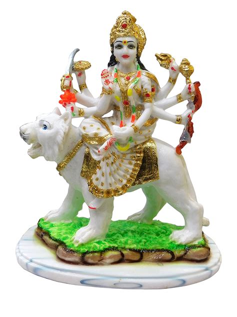 Buy MATA Rani Statue Home Pooja Temple Marble Durga MATA Murti