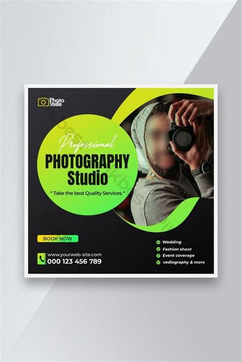 Photo Studio Banner Design Psd Vanssize8mens