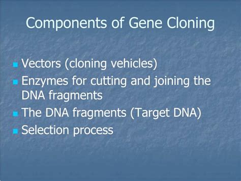 PPT - Cloning Vectors PowerPoint Presentation, free download - ID:2240868