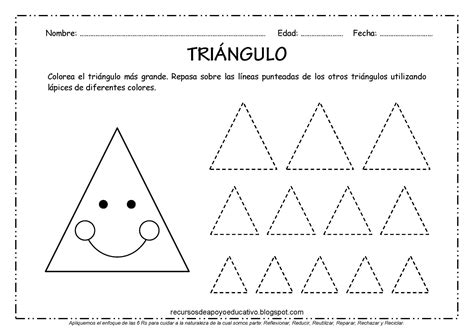 Recursos De Apoyo Educativo Cuatro Figuras Geométricas Para Niños De