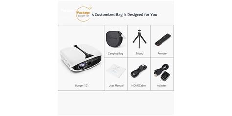 VANKYO Burger 101 Pico Wireless Mini Projector