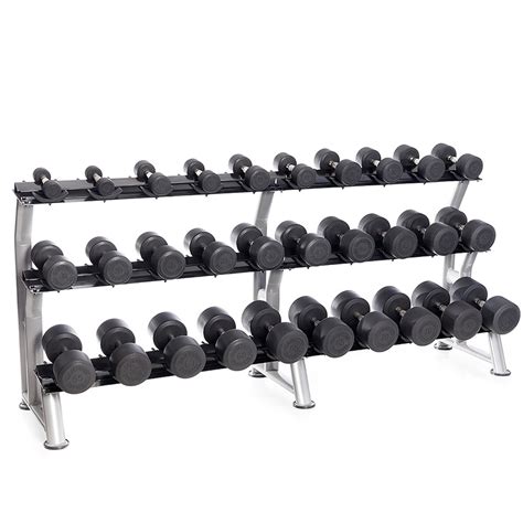 Hampton Fitness 3t Sdl 15 Three Tier Dumbbell Saddle Rack