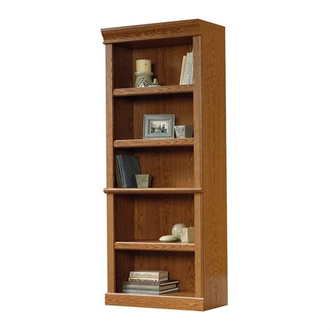 Sauder Orchard Hills Carolina Oak 5 Shelf Bookcase In The Bookcases