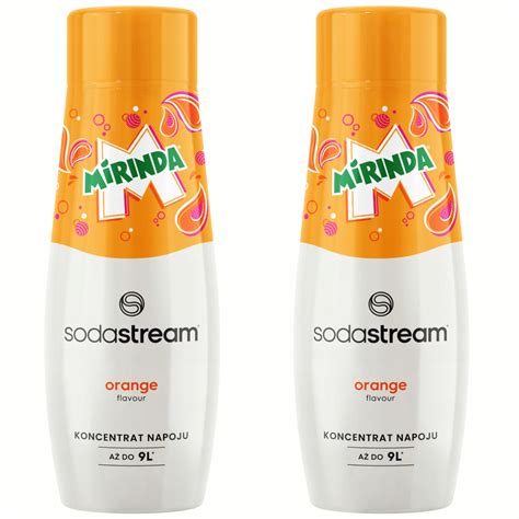 2x SodaStream Koncentrat Syrop Do Saturatora Wody Gazowanej Mirinda